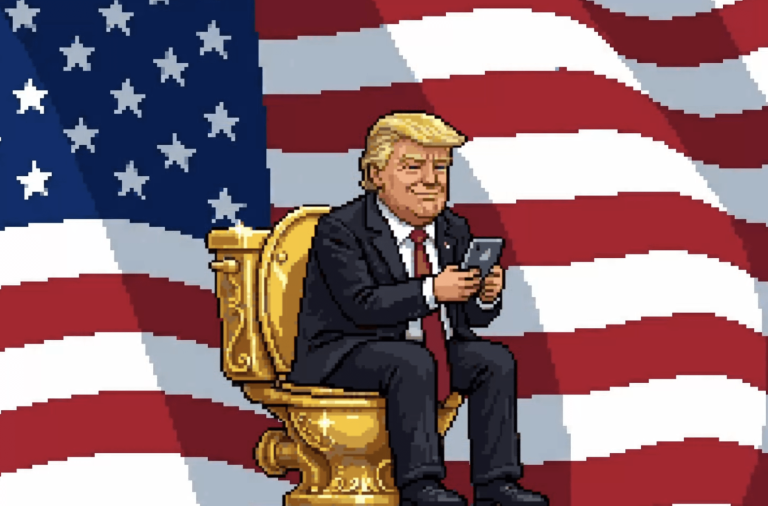 Най-смешното в аркадната игра Trump е колко е добра