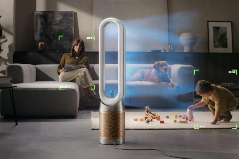 Dyson постави камера на своя пречиствател, така че свежият въздух да може да ви следва из стаята
