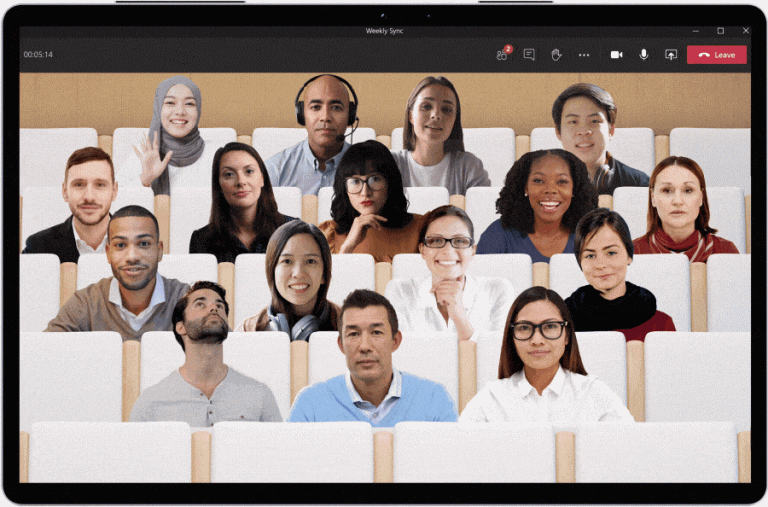 Microsoft оттегля режима Together Mode на Teams