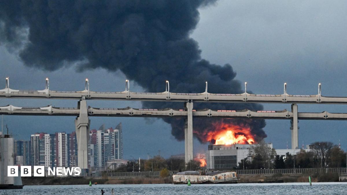 Нощна атака в Санкт Петербург удари нефтени съоръжения